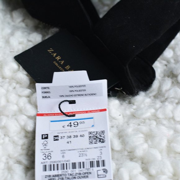 BNWT Zara Black Strappy Heels - Picture 4 of 4